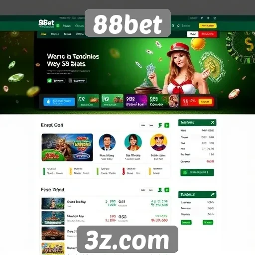 Interface e usabilidade do site 88bet
